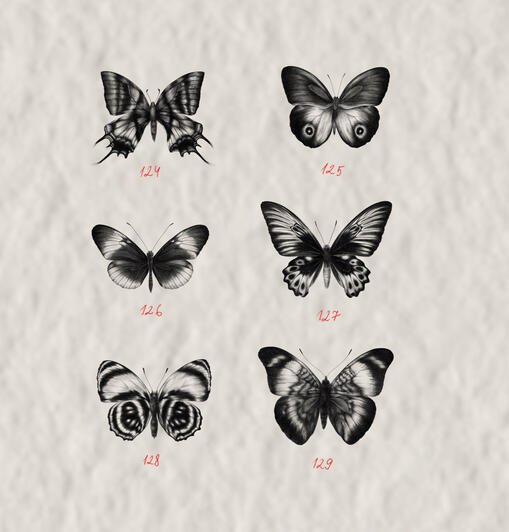 Dark butterflies