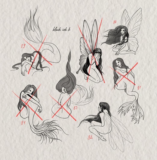 Mermaids and fairies