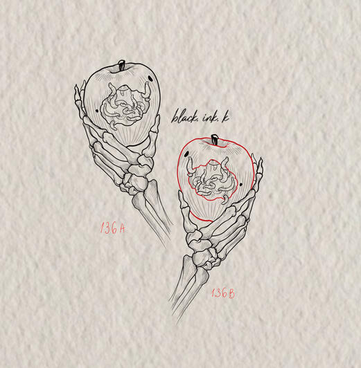 Skeleton hands