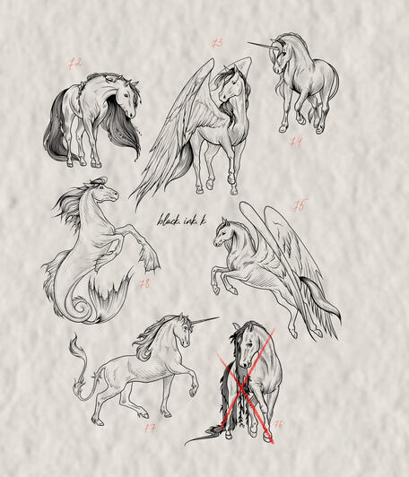 Mythical horses